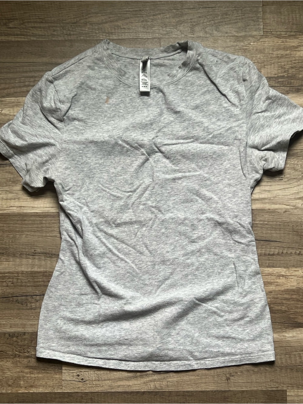 SKIMS Light Gray Short Sleeve Crewneck Tee